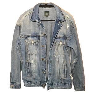 Wild Fable - Distressed Jean Jacket - XS - Great Condition!